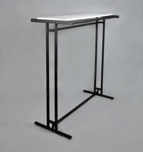 Вешало с полкой для одежды СТ-136П-Л(ч/б)