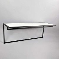 Настенное вешало с полкой ЛДСП НП-03-Л(черн/бел)