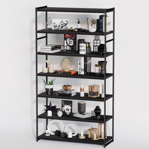 Стеллаж для магазина с черной полкой A22120-21(ч/ч)