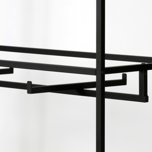 Стеллаж для магазина с белой полкой A22120-03(ч/б) фото 6