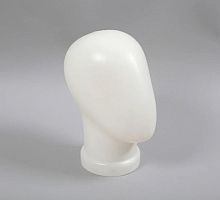 Манекен головы без лица Г-201Б(бел)