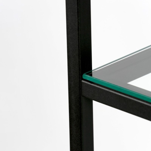 Стеллаж для магазина с полкой из стекла AC22120-02(черн) фото 4