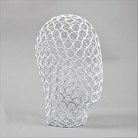 Манекен головы металлический для шапок 270 мм TQW-27