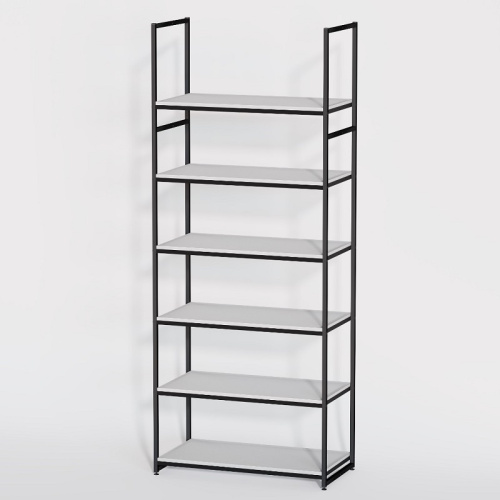 Стеллаж для магазина с белой полкой A2290-20(ч/б) фото 2