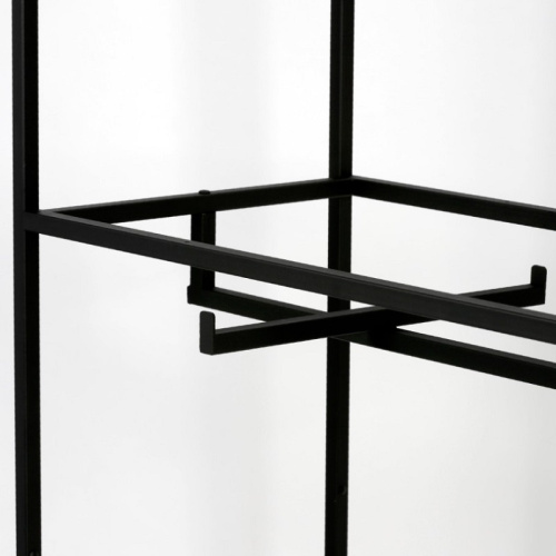 Стеллаж для магазина с полкой из стекла AС22120-03(черн) фото 7