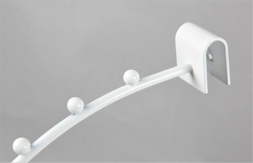 Кронштейн на овальную трубу U220135(бел) фото 2