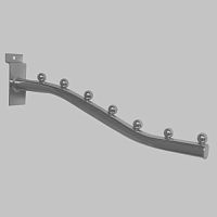 Кронштейн 350 мм, 7 шариков, хром 8501В