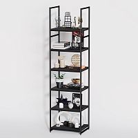 Стеллаж для магазина с черной полкой A2260-20(ч/ч)