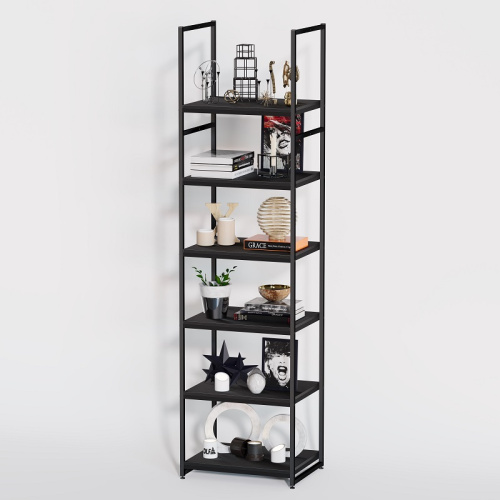 Стеллаж для магазина с черной полкой A2260-20(ч/ч)