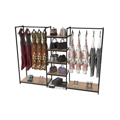 Стеллаж для магазина с полкой цвета дуб сонома K1703(ч/дс)