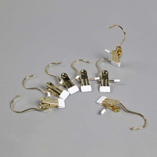 Крючок-прищепка для оборудования магазина 8007(зол) фото 3