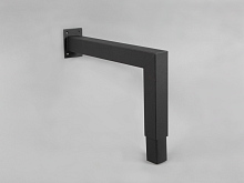 Завершающий элемент к стене для TPQ1, черный муар TPQ10-Л(черн)