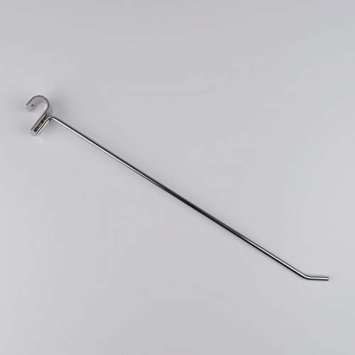 Кронштейн на овальную трубу L=300мм, хром, диаметр прутка6мм U5006