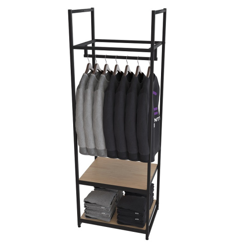 Стеллаж для магазина с полкой цвета дуб сонома A1760-09(ч/дс)