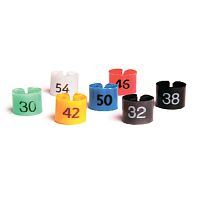 Размерник для вешалок круглый желтый Размер: 66 Комплект: 10 шт