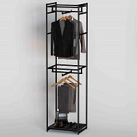 Стеллаж для магазина с черной полкой A2260-03(ч/ч)