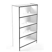 Стеллаж открытый, низкий 1620х850х400 мм Ст-16-85-40