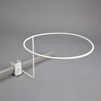 Держатель мячей на овальную трубу для магазина U-507N-Л/2(бел)