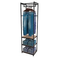 Стеллаж для магазина с полкой цвета дуб сонома A2260-10(ч/дс)