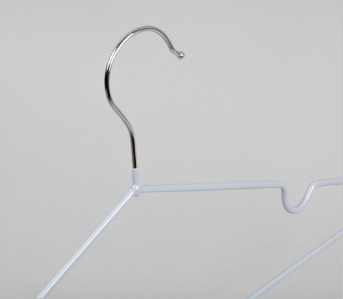 Плечики для одежды обрезиненные A04XL(серебро) фото 2