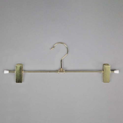 Вешалка с зажимами для брюк и юбок 7877(зол)