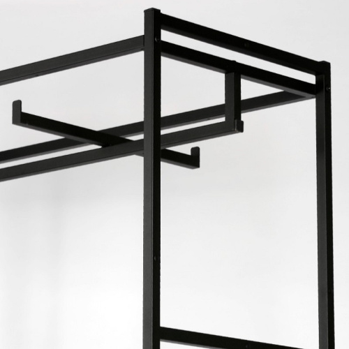 Стеллаж для магазина с полкой из стекла AC22120-05(черн) фото 5