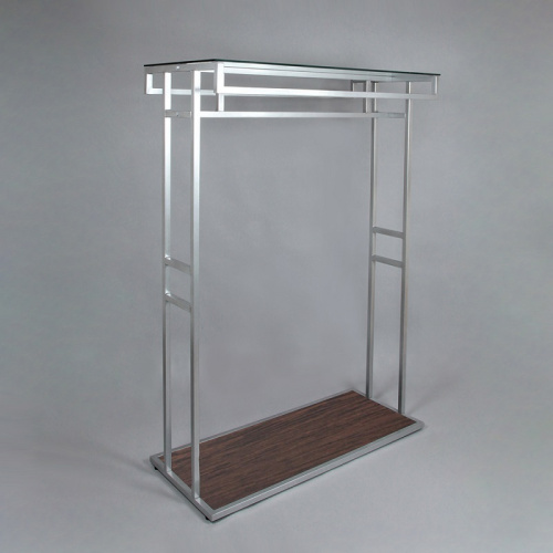 Стойка для одежды СТ-820-Л(сер мет/венге)