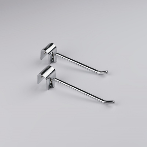 Крючок на овальную трубу L=100 мм, хром, диаметр прутка 6 мм U5002 фото 3