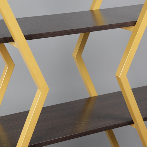 Стеллаж неразборный СТМ-67-Л(зол/венге) фото 2