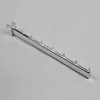 Кронштейн на овальную трубу прямой Длина: 400 мм Штырьков: 7 Цвет: хром