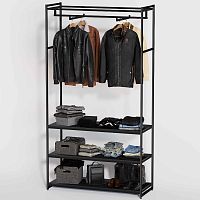 Стеллаж для магазина с черной полкой A22120-10(ч/ч)