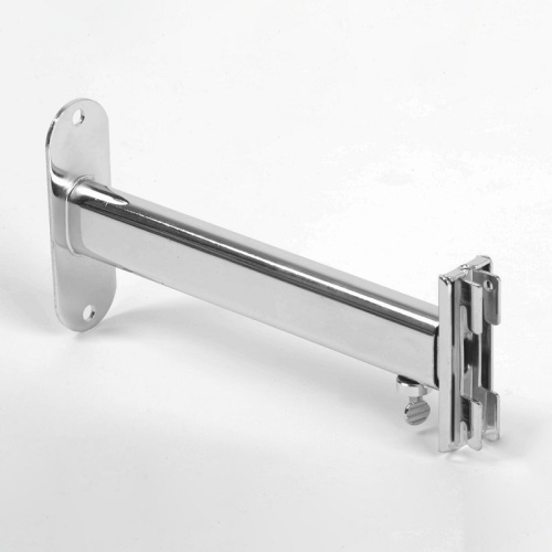 Крепеж на стену регулируемый, хром TP14