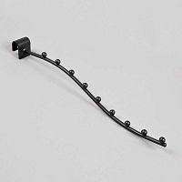 Кронштейн на овальную трубу U220136(черн)