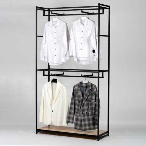 Стеллаж для магазина с полкой цвета дуб сонома A22120-03(ч/дс) фото 4