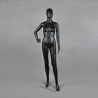 Манекен женский без лица FAM-11/A-3(черн мат)