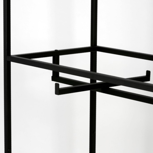 Стеллаж для магазина с белой полкой A22120-03(ч/б) фото 7