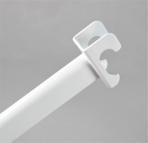 Кронштейн для овальной трубы U-109N(бел) фото 2 Кронштейн для овальной трубы U-109N(бел) фото 2