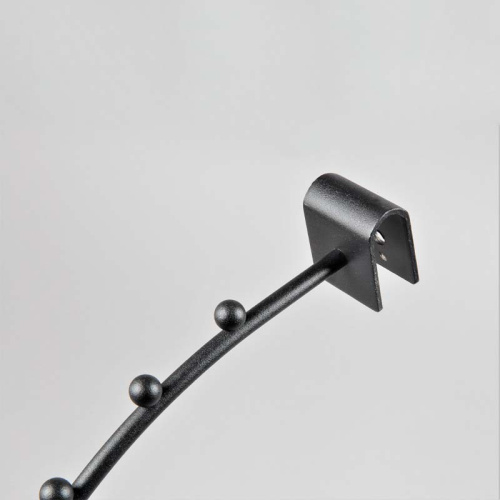 Кронштейн на овальную трубу U220135(черн) фото 2