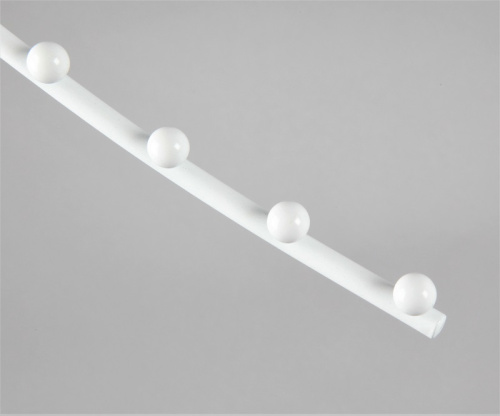 Кронштейн на овальную трубу U220136(бел) фото 3