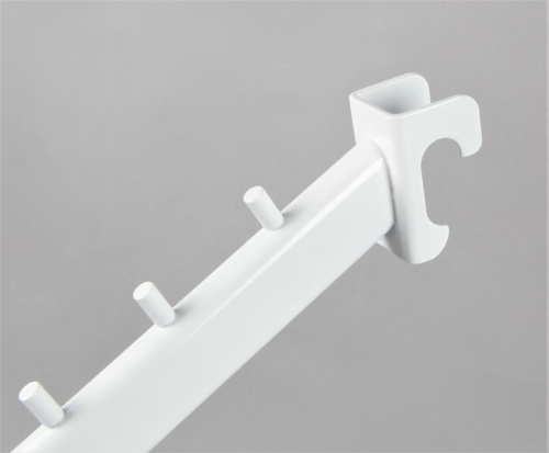 Кронштейн для овальной трубы наклонный U7299N(бел) фото 2 Кронштейн для овальной трубы наклонный U7299N(бел) фото 2