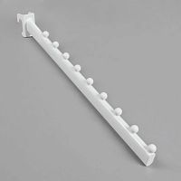 Кронштейн наклонный на овальную трубу U5018N(бел)