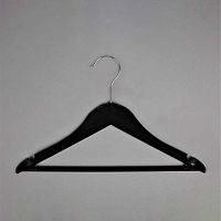 Вешалка-плечики для детской одежды, черная В-219(черн)