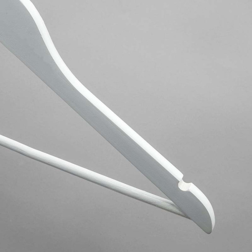 Плечики из дерева с перекладиной C30N/1-К(бел/зол) фото 2