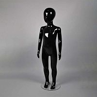 Манекен детский абстрактный в полный рост BAM-1(черн гл)