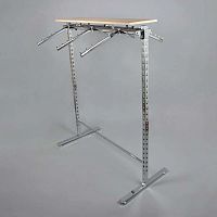 Вешало стойка напольная с полкой и кронштейнами STBS9