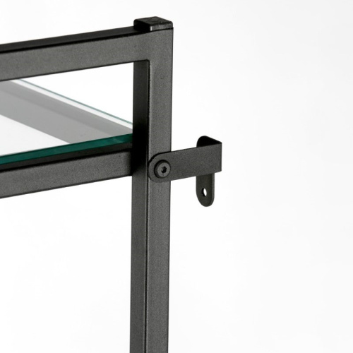 Стеллаж для магазина с полкой из стекла AC22120-02(черн) фото 3