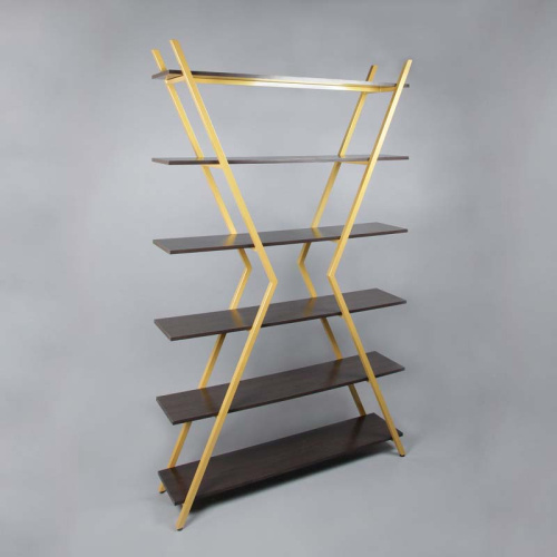 Стеллаж неразборный СТМ-67-Л(зол/венге)