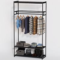 Стеллаж для магазина с черной полкой A22120-13(ч/ч)