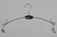 Вешалка-зажим с силиконом Длина: 300 мм Цвет: хром