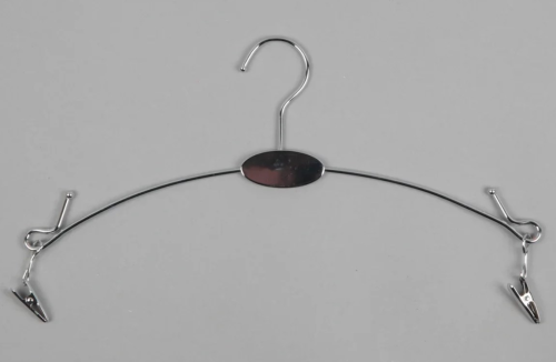 Вешалка-зажим с силиконом Длина: 300 мм Цвет: хром